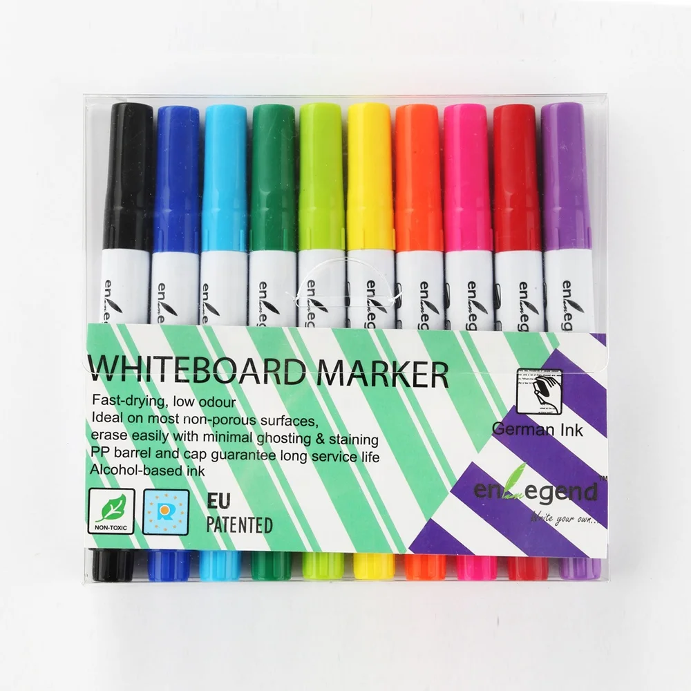 Vibrant Whiteboard Marker Set: Bright Colors, Easy Erase, Perfect for Office, School, and Home Use