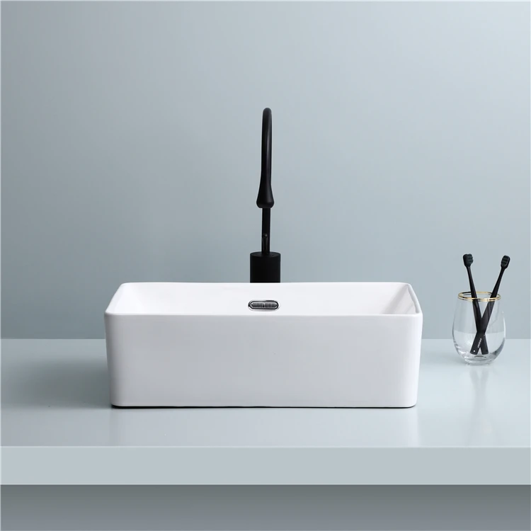 Classic design countertop handrinse sink ceramic wash art basin for bathroom