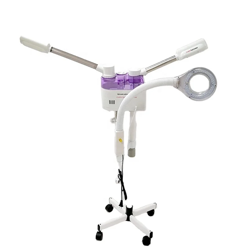 Цена по прейскуранту завода-изготовителя 3 в 1 уход за лицом горячей и холодной Пароварка с 5X увеличительная лампа для салонов красоты в товара со склада