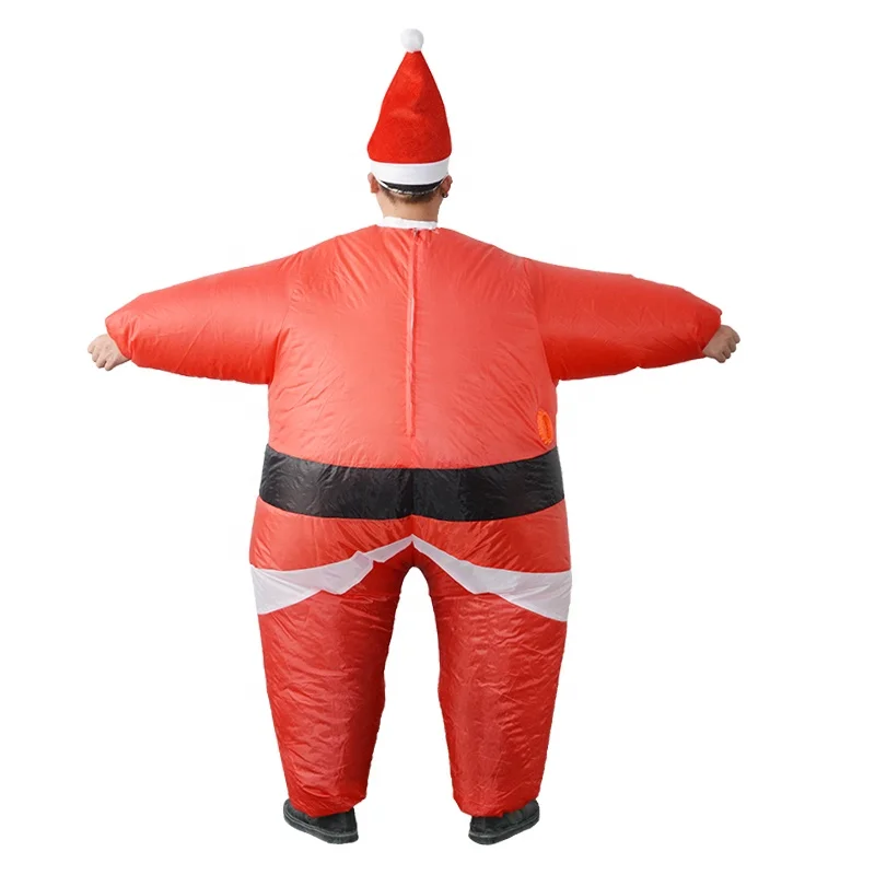 Надувной Рождественский костюм HUAYU с Санта-Клаусом, забавный надувной костюм для косплея, костюм для взрослых, подарок на Рождество