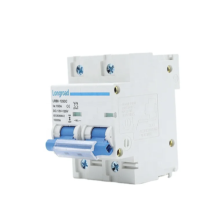 
Factory Low Voltage Power 2P 150A Dc Circuit Breaker For Battery Service Solar Energy PV System 