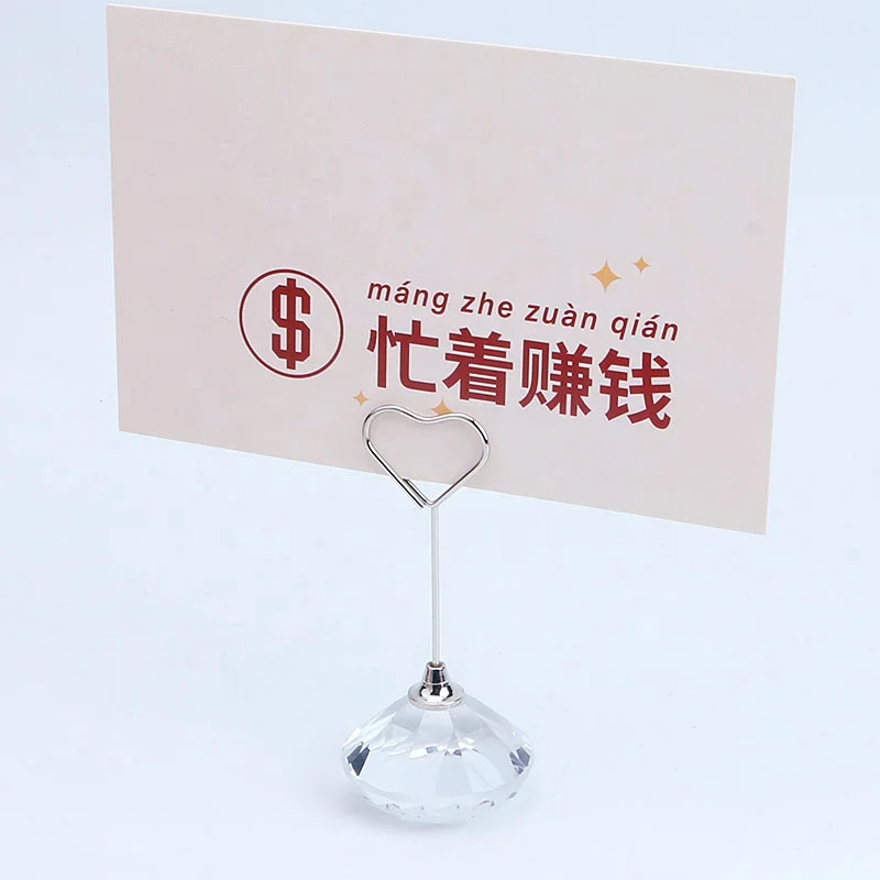 YS1233 оптовая продажа 2022, новинка, металлический держатель в форме сердца с кристаллами и стразами, подставка для фото, визитных и именных заметок, держатель для записей