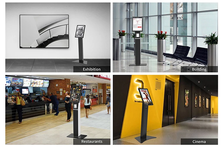 27 Inch High-Brightness Indoor LCD Self Touchscreen Advertising Display Digital Wall Display