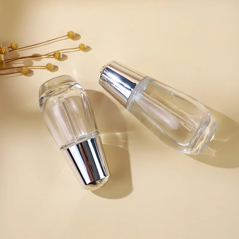 Hot sale 30ml 50ml amber empty glass bottles with aluminium gold cap