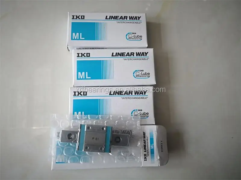 Original IKO ML12 Linear Slide Bearing Guide Rail Blocks ML12C1R70HS2