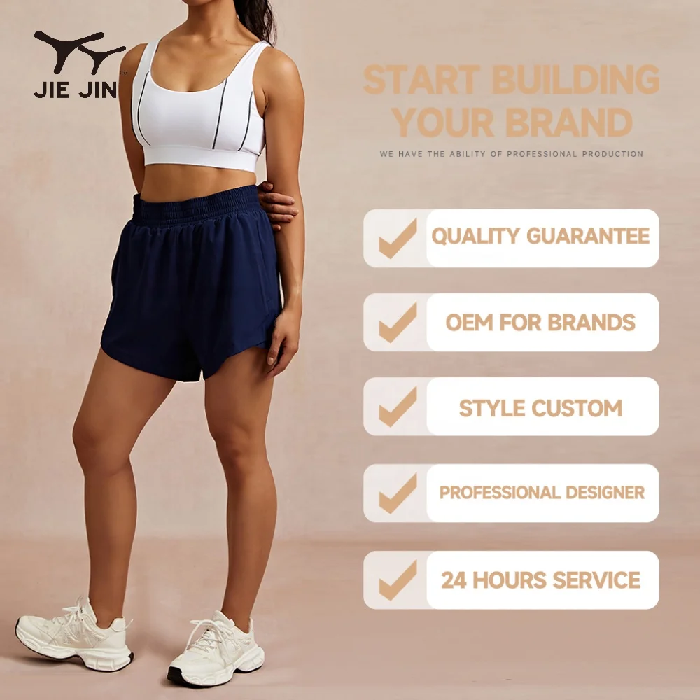 JIEJIN Custom Pattern Extra Support Quick Dry Fitness Gym Yoga Wear Running Corset Sports Bra