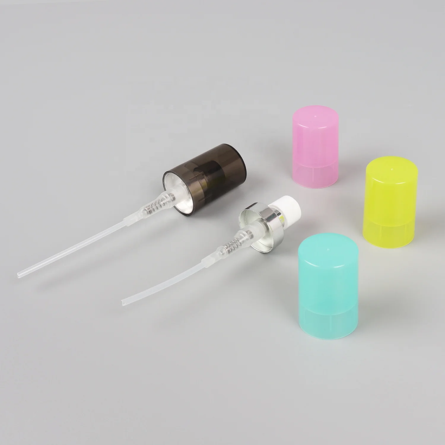 Oral sprayer aluminum bottle aluminum can press bayonet fine mist sprayer crimping pump