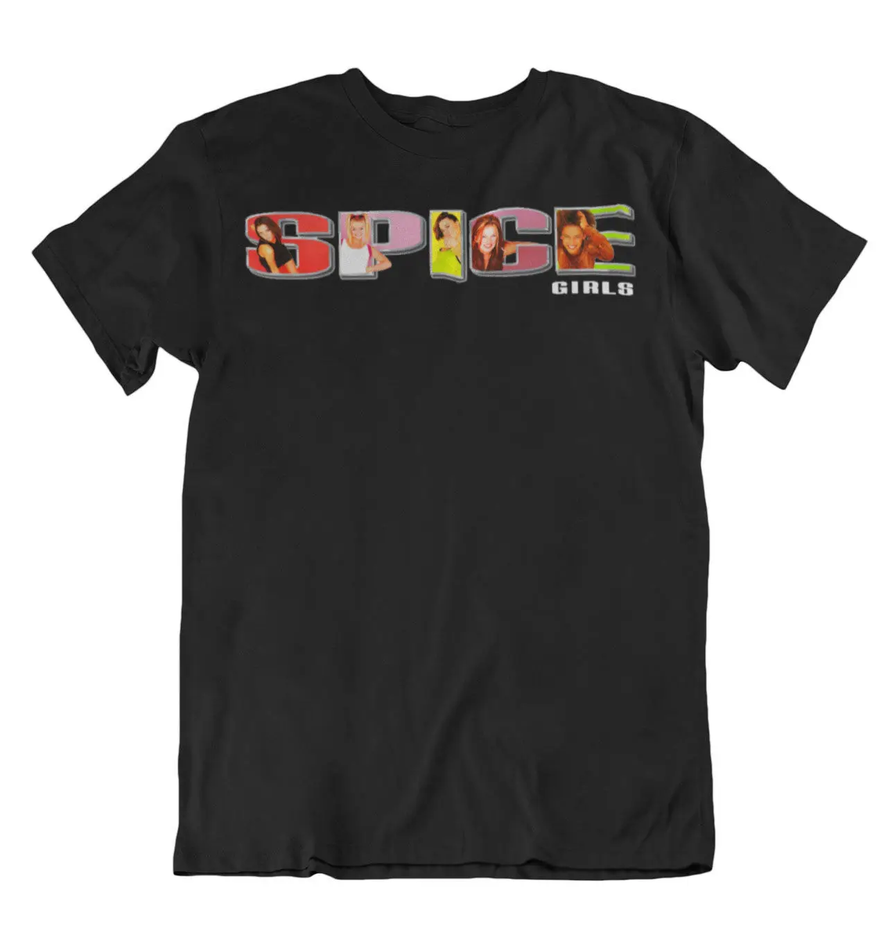 
Vintage Spice Girls T-Shirt 2021 Tour Concert Young Ladies Women Girls Baggy Tee Shirt 