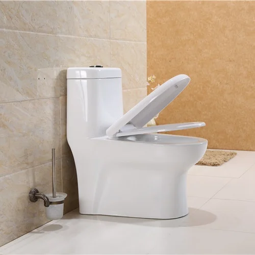 Bathroom equipment Porcelain Toilet Modern Floor Mounted One piece WC Toilet Bathroom WC