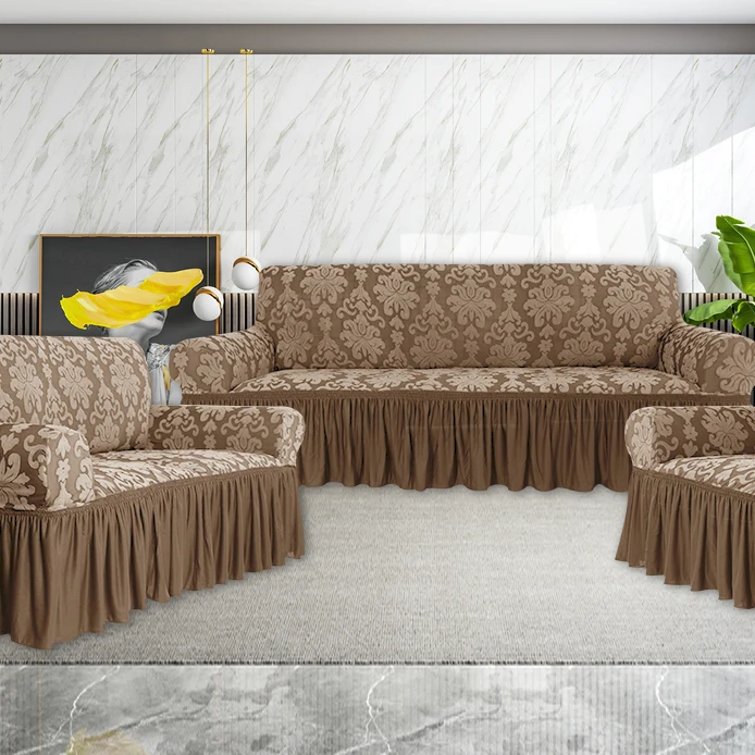 IDO 2023 New All-inclusive Living Room Easy Fitted Spandex Fabric Jacquard Cover