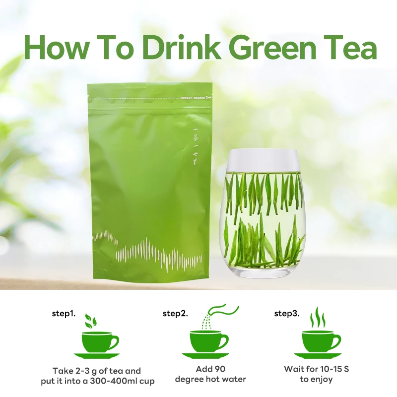 chinese manufacturer High quality retail green tea slimming natural green tea bagged