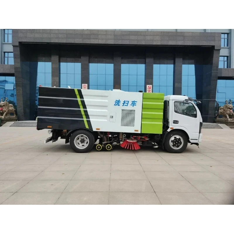 2024 New Process 4 cubic meters of water 5 cubic meters of garbage 3800mm wheelbase cleaning and sweeping vehicle