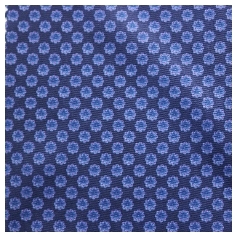 Поставщик shaoxing, оптовая продажа, полиэфирная саржевая тафта с темно-синим принтом, прокладочная ткань для мужской одежды