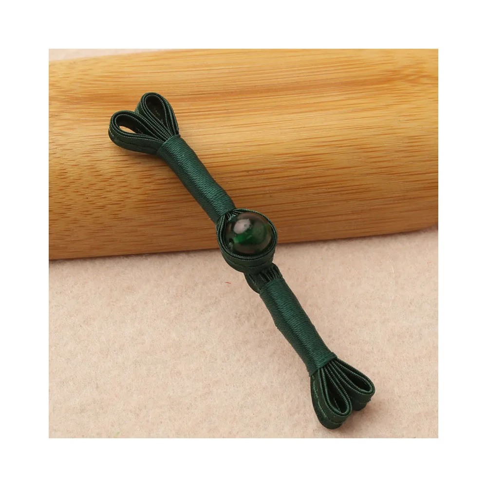 Chinese Traditional Red Swallowtail Knot Frog Button Cheongsam Beads for Clothing Shoes