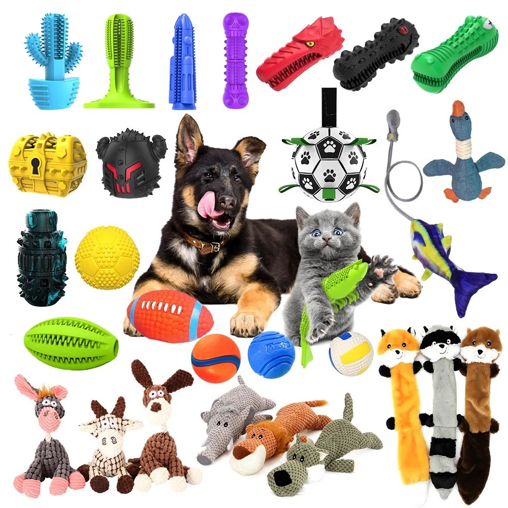 Various Shape Custom Factory Manufacture Custom Sizes Durable Pet Plush Toys For Pets