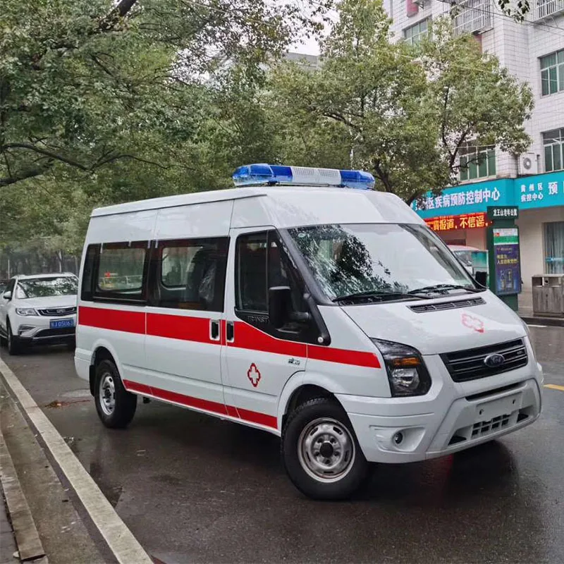 
Top Quality 4x4 Model Gasoline Diesel Fuel Emergency Equipment Military Ambulance Medical Clinic ICU Ambulance Van Truck 
