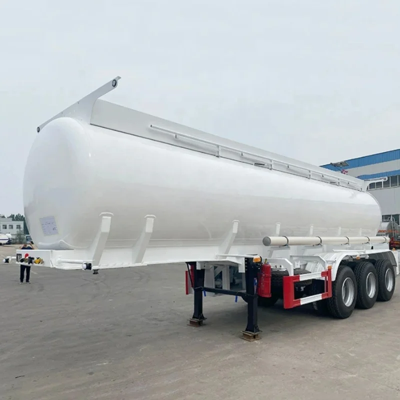 SINOTRUK 3 4 Axle 40000L 45000L Diesel Oil Petroleum Fuel Tanker Trailer Tank Semi Trailer for Sale
