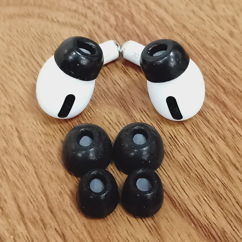 Сменные насадки для наушников Airpods Pro из пены с эффектом