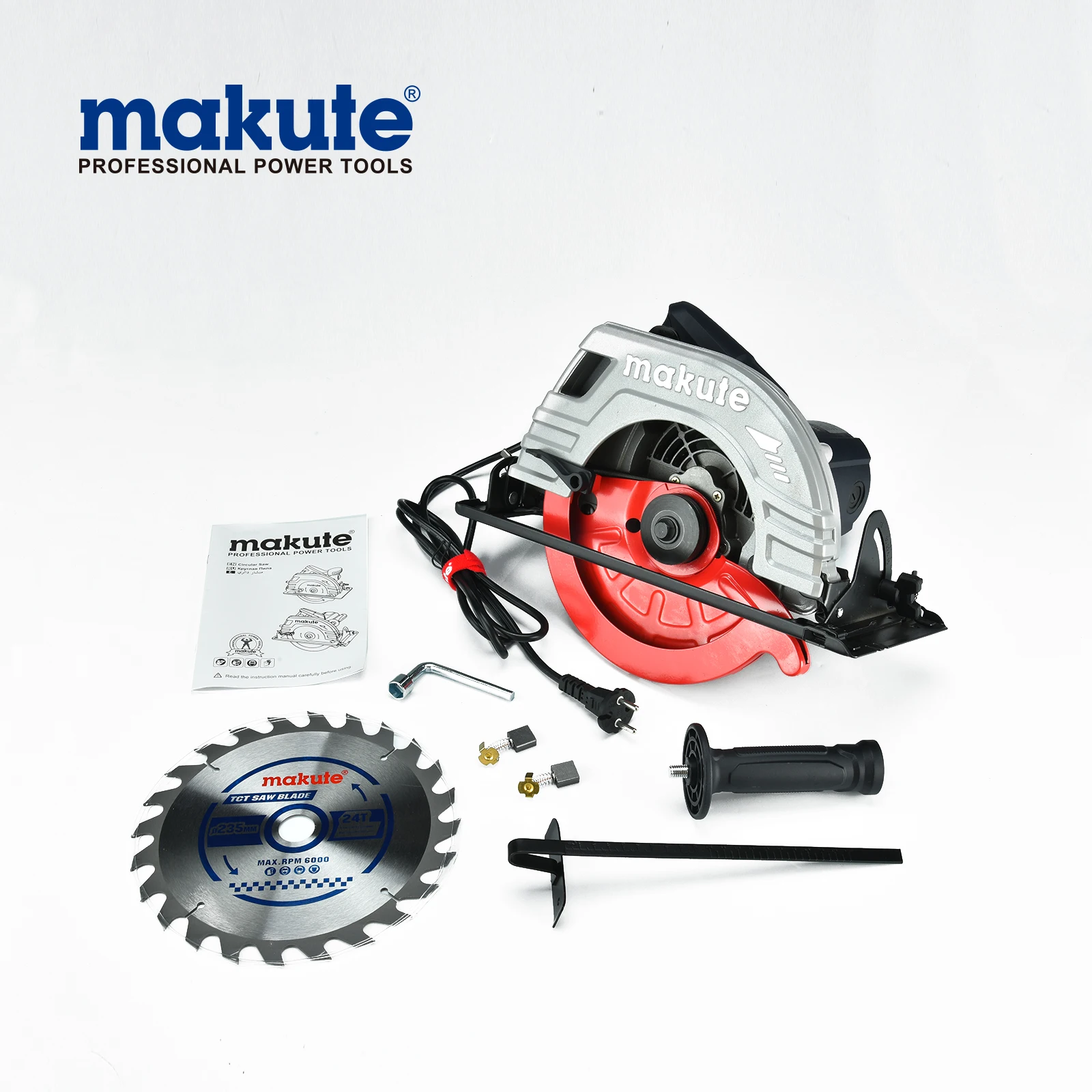  Китай makute CS004 235 мм 2200 Вт ручная электрическая направляющая компактная небольшие столы для лезвий заточка резка циркулярная
