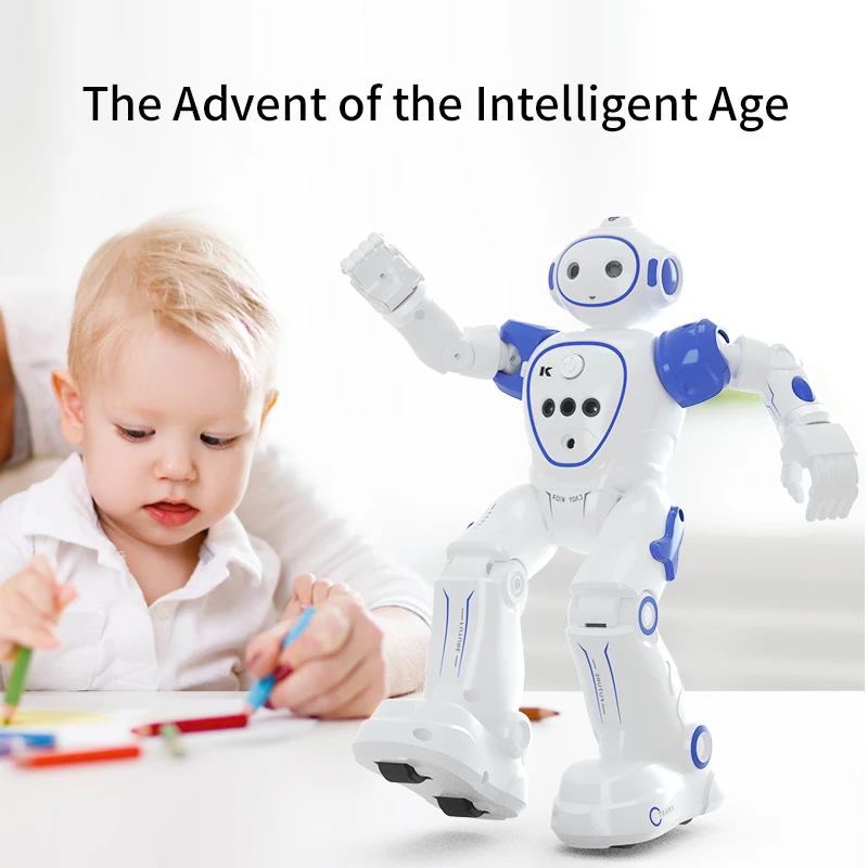 SJY-R21 Smart Educational Robot Singing Dancing Obstacle Avoidance Programmable Gesture Remote Intelligent Control Robot