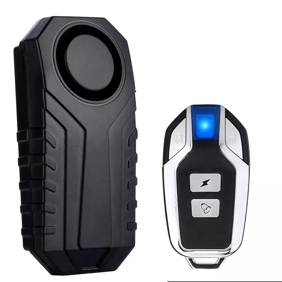 Wireless Remote Control Vibration Sensor Alarm Siren For Window Door Car Motor Bike Anti-thief Vibration Alarm
