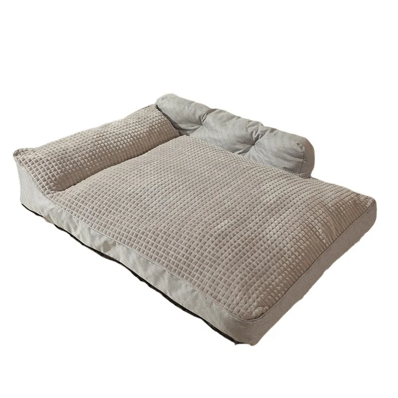 Custom Large Dog Kennel Four Seasons Universal Pet Bed with Removable and Washable Solid Foam Mat Winter Dog Mat