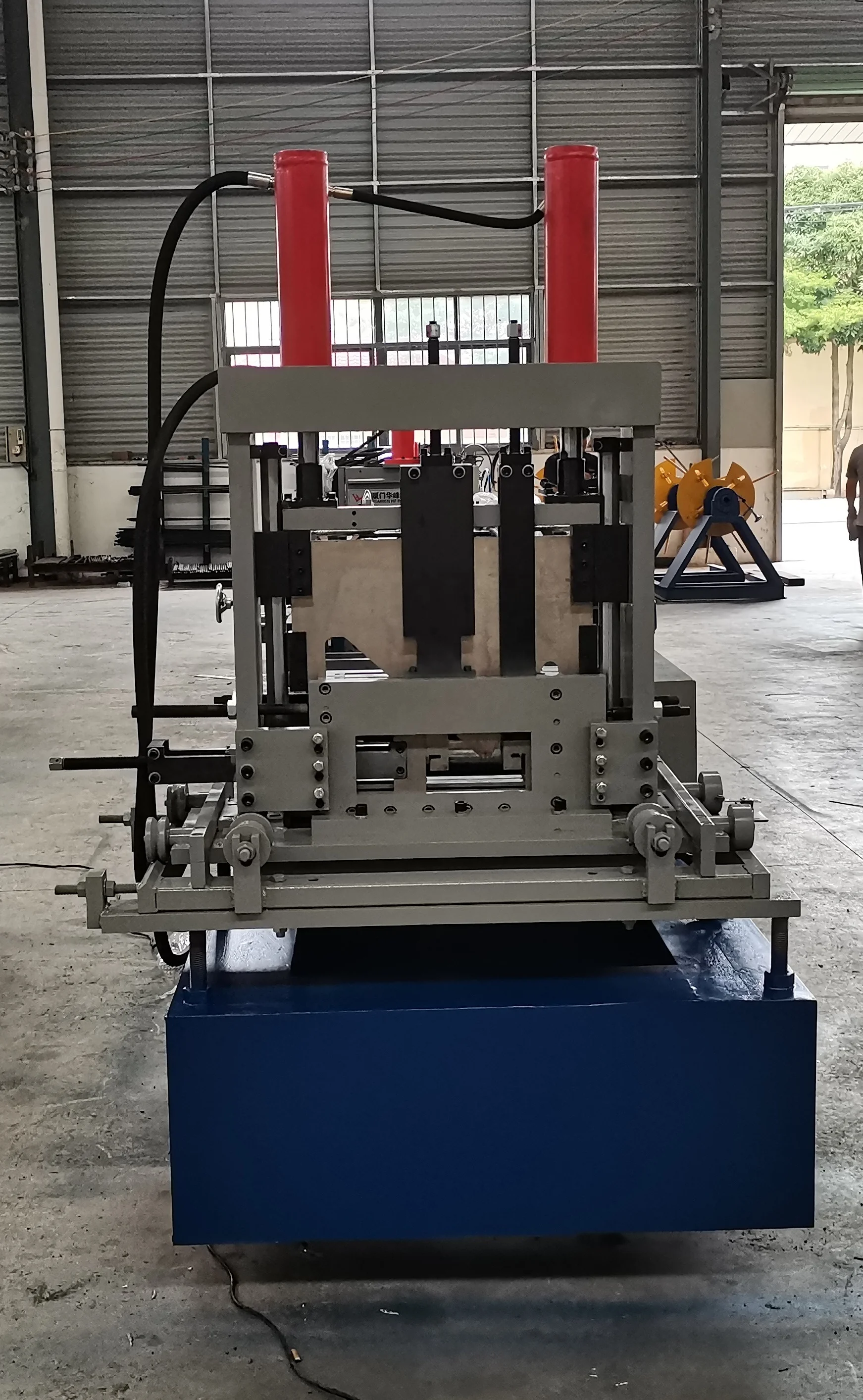 C80-300 High performance  metal  C steel framing profile forming machine Automatical Steel Plate C Channel Roll Forming Machine