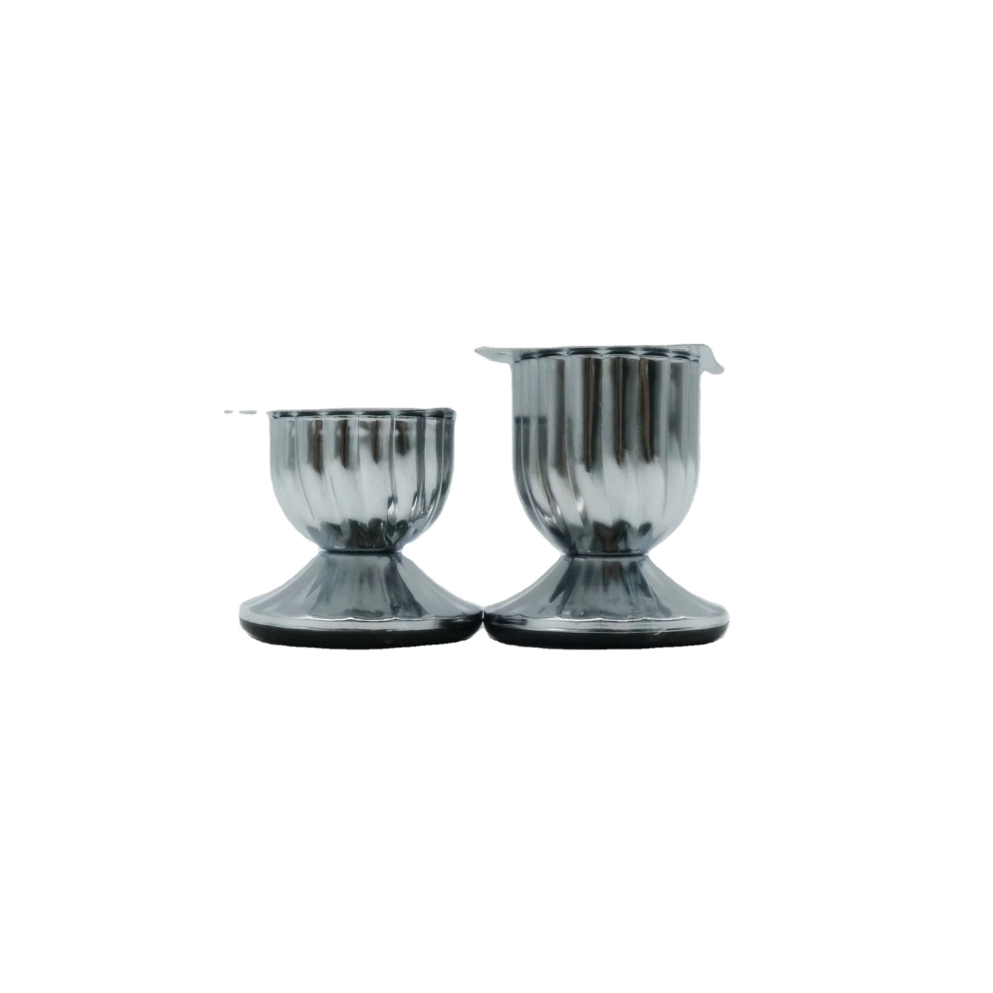 Wine glass cup chrome plate iron sofa leg metal furniture sofa leg replacement