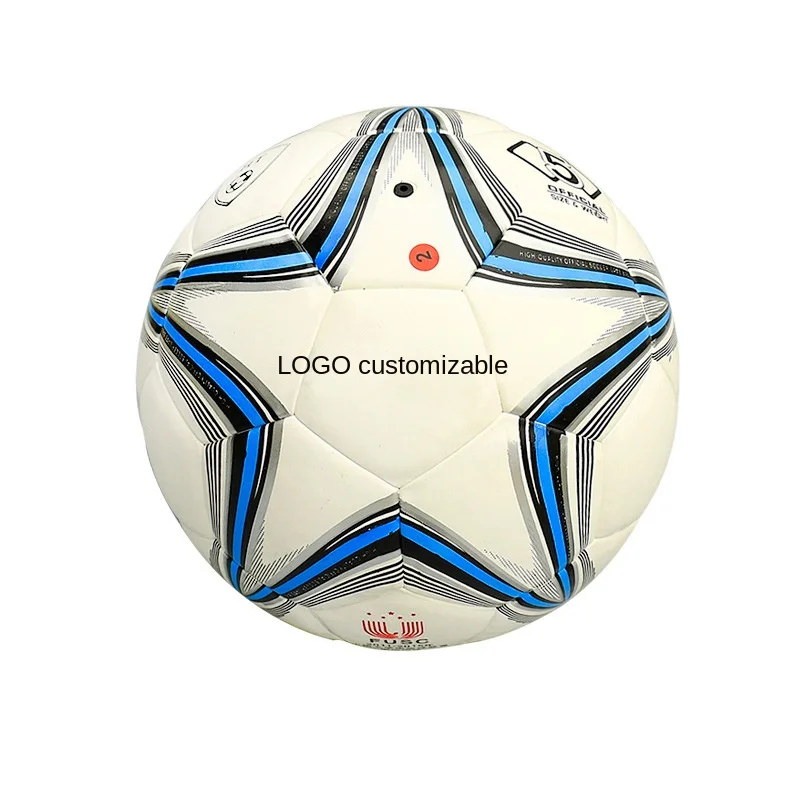 Football custom logo high quality PU leather FootBall official match soccer ball football
