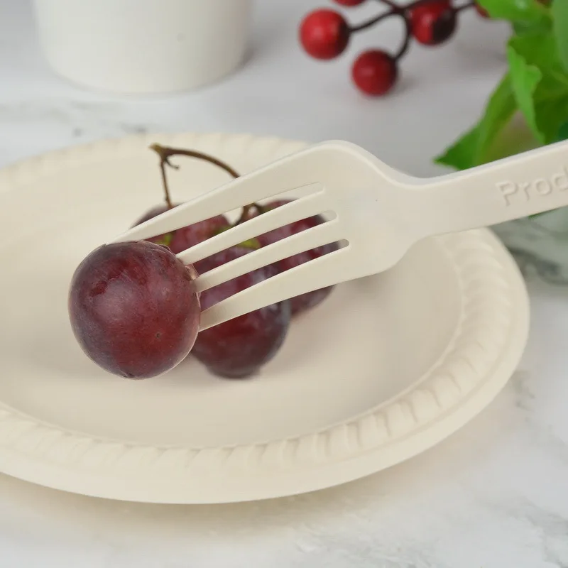 Newest Corn Starch Thickened Eco-friendly Degradable Disposable Tableware