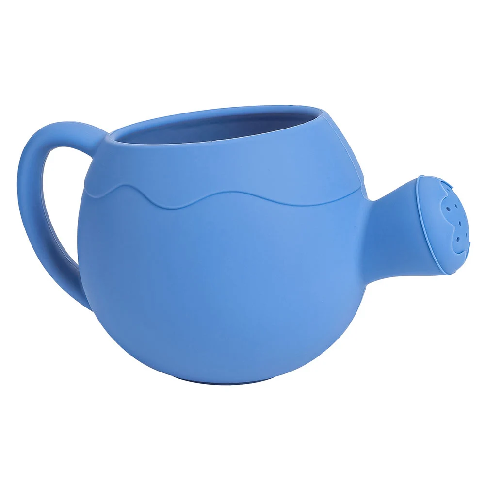 Hot selling Blue Outdoors Summer Beach Toys For Kids Garden Water Spray Pot for Toddles Food Grade Silicone Watering Cans