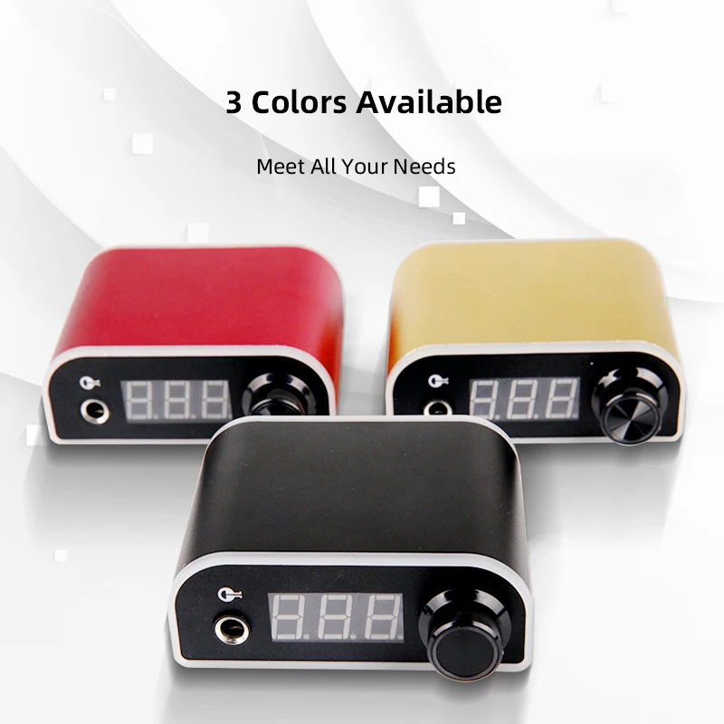 Dragoart Tattoo Supply Digital Control Colorful LED Rainbow Tattoo Power Supply