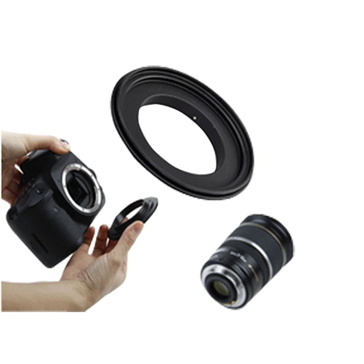 Universal Black Step-up Ring Common Camera Lens Adapter Filter Set
