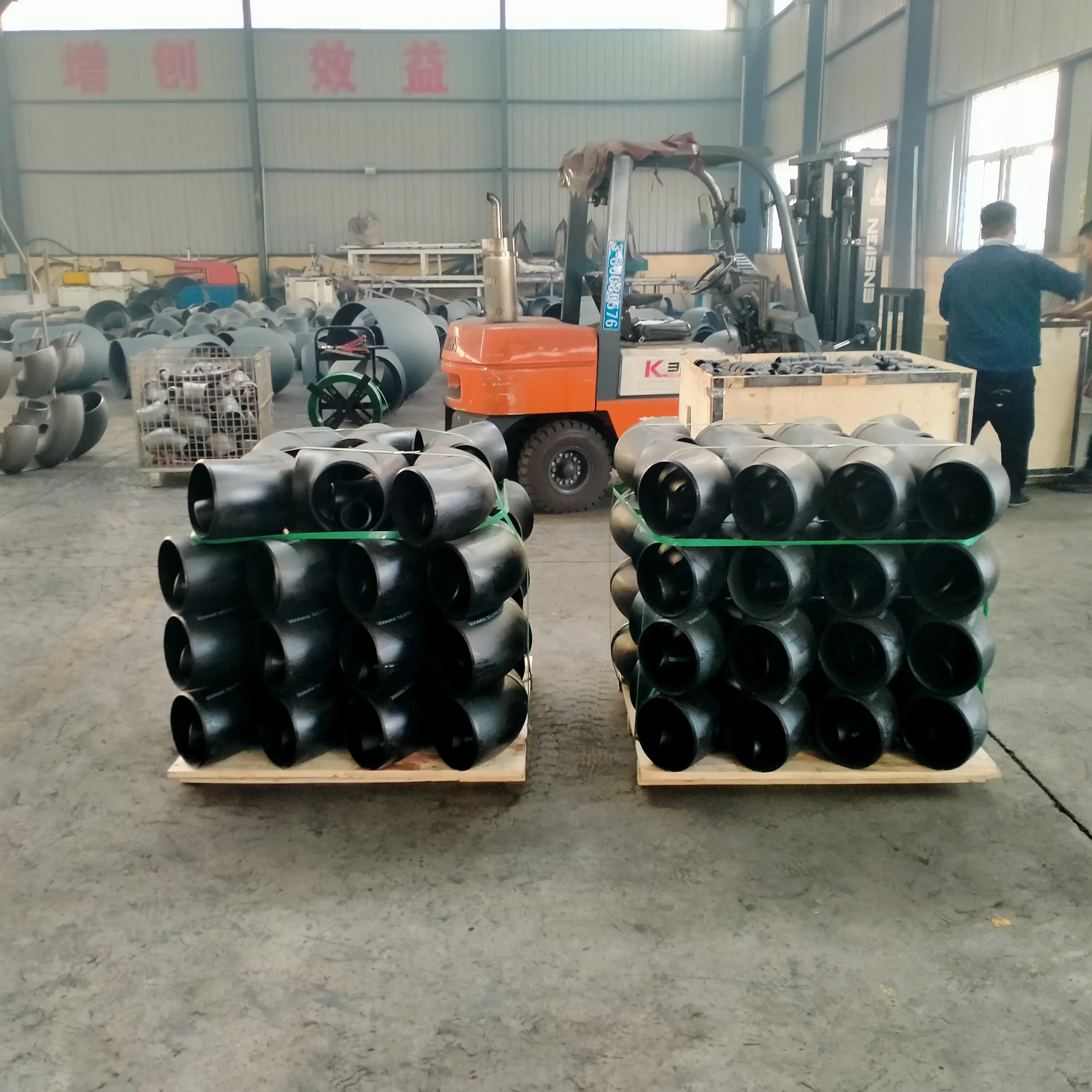 huayang high quality b16.5 lean pipe fittings elbow tee weld flangesanges 150 lb fast delivery