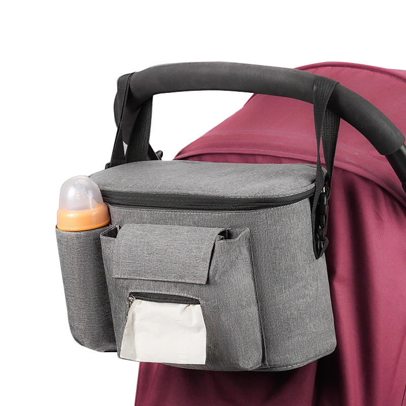 2022 best sales hot Detachable diaper storage mummy baby shoulder tote insulated stroller bag travel bag milk bottle organizer