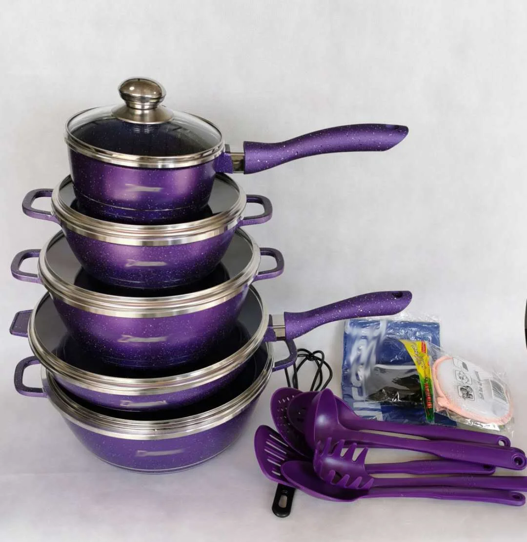 Best Selling  Sartenes de Cocina Kitchen Battery Granite Cookware Set
