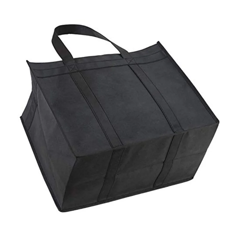 High quality 2 Pack Insulated Reusable Grocery Bags insulated Reusable Tote Shopping Bags food delivery bag