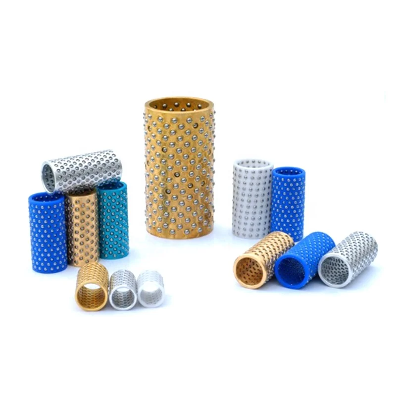 Aluminum brass POM steel ball bushing Bearing ball cage 28*60mm