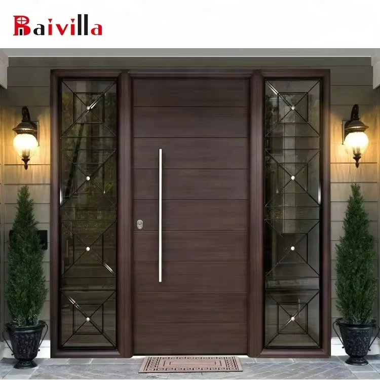 Роскошный дизайн из нержавеющей стали, производитель Китай, 2022 новейший дизайн, композитный стиль, стальная защищенная дверь, изолированная железная дверь