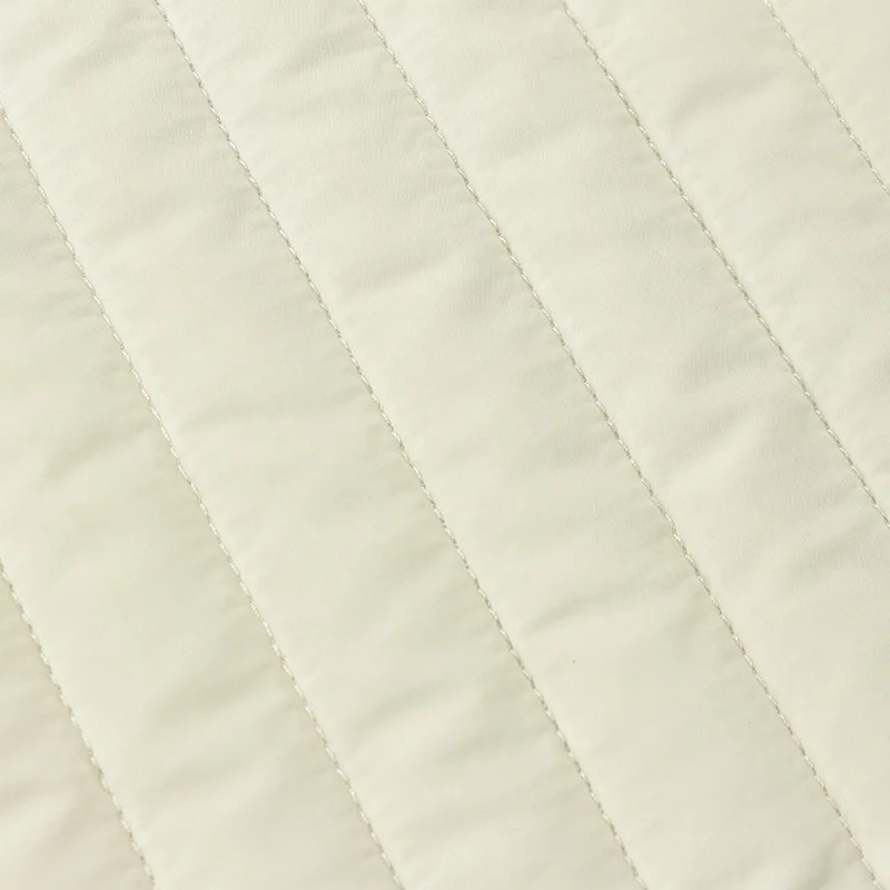 Embroidery quilted pongee fabric cotton-padded clothes tuck cotton straight line quilted cosmetic bag pencil case applicable