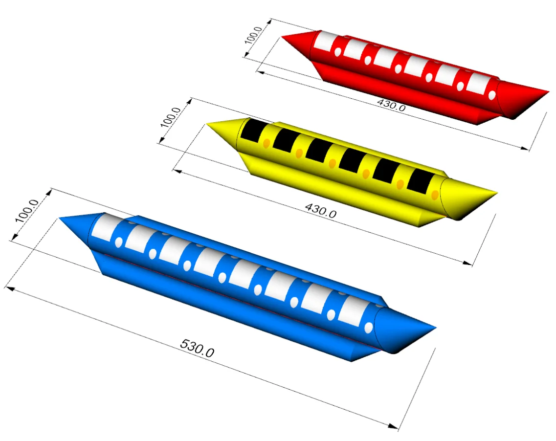 Factory Price inflatable flyfish banana boat  Inflatable Water Games Flyfish Banana Boat