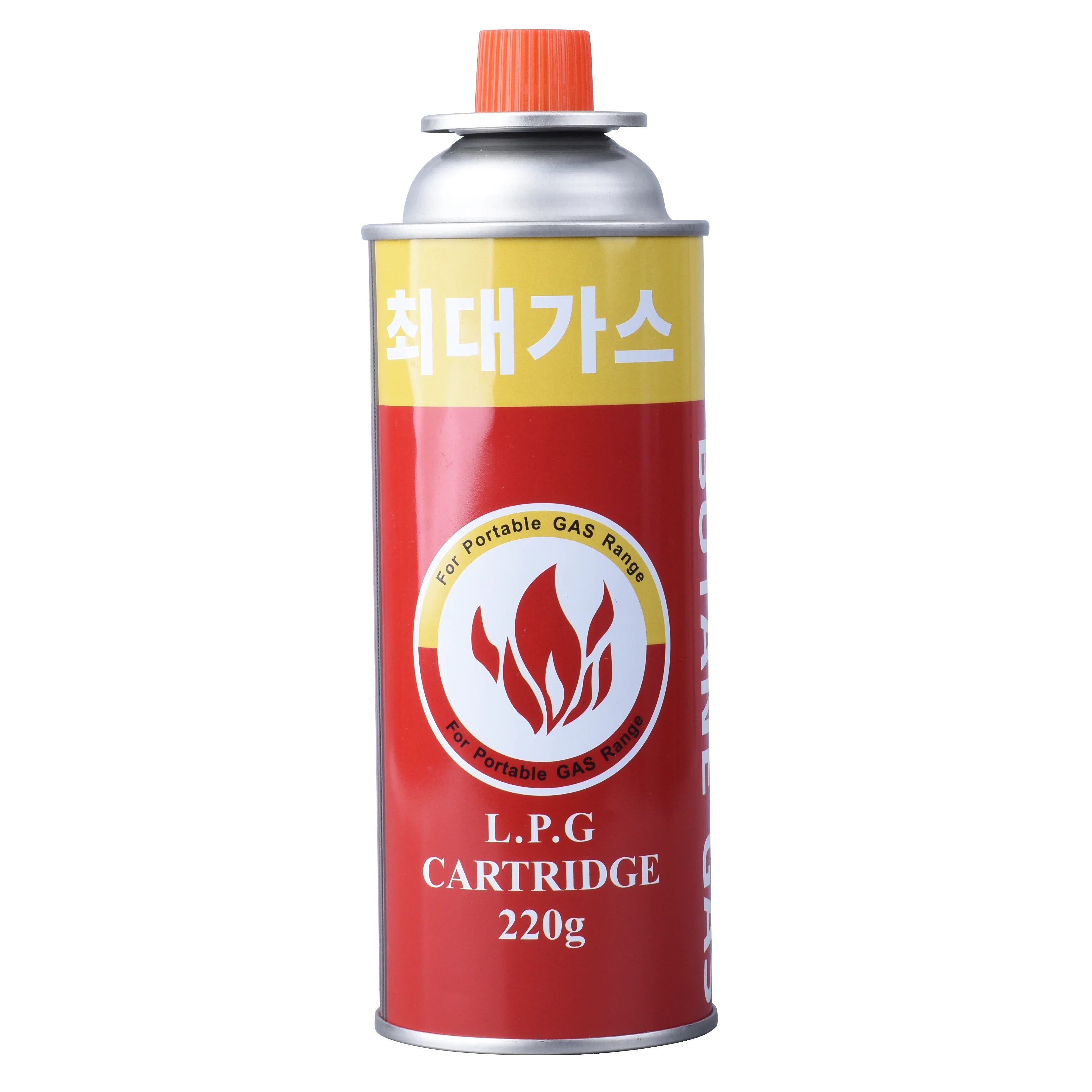 220-250g Bbq mini stove disposable camping outdoor butane fuel canister and portable butane gas cartridge