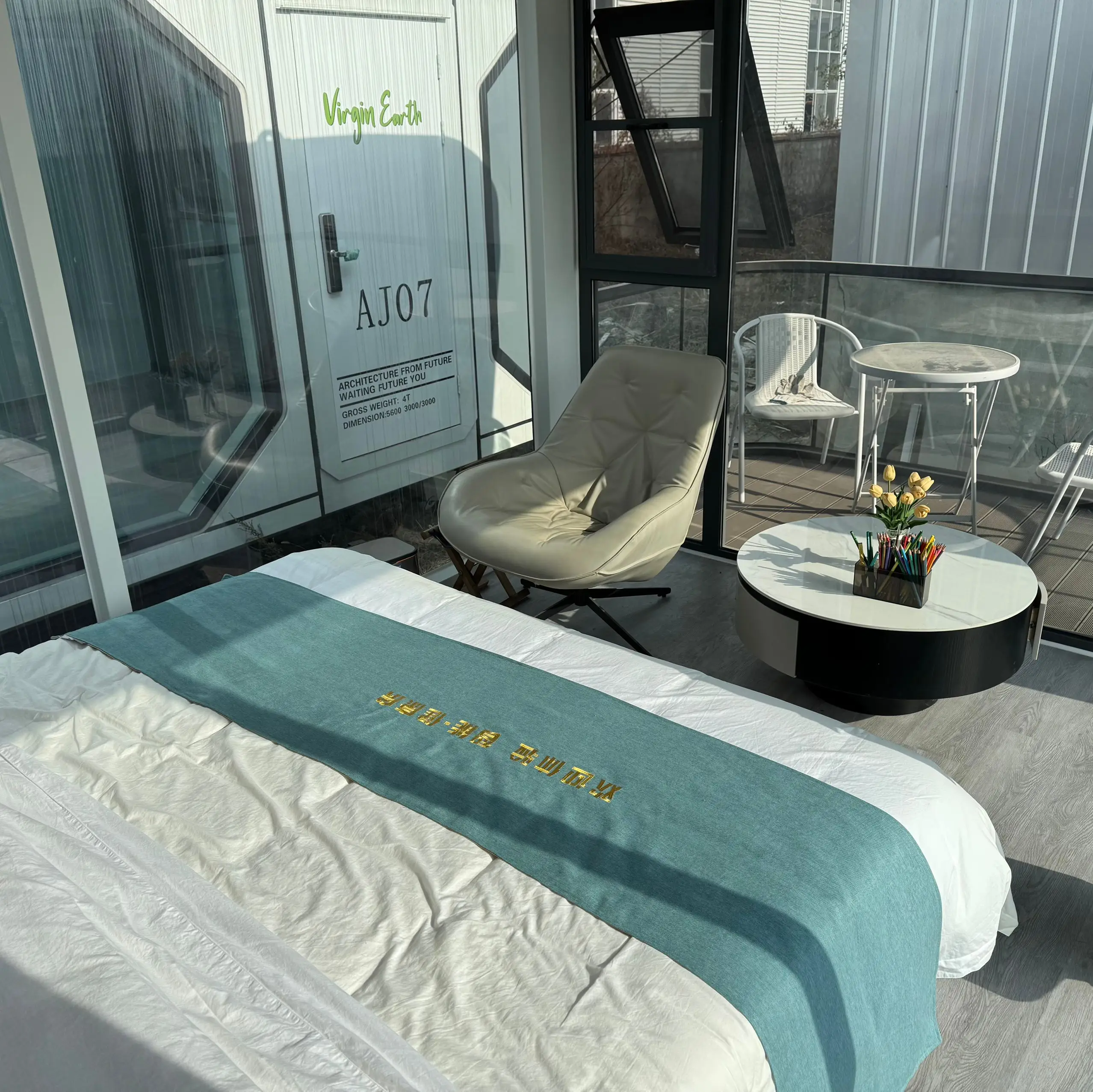 Waterproof Steel Eco-Friendly Prefab Houses Modern Design Green Office Container Solar Powered Hotels Workshops Prefab Housing