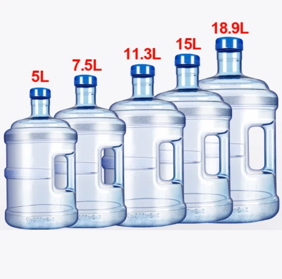 
15L 18L Liters of Pure Water Bottle Mineral Water Bottle Portable Bucket with Handle 