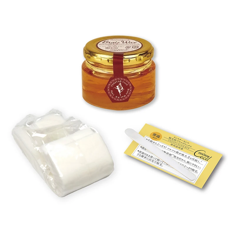 100% natural water-soluble sugar depilatory wax hair removal kit prices without preservatives