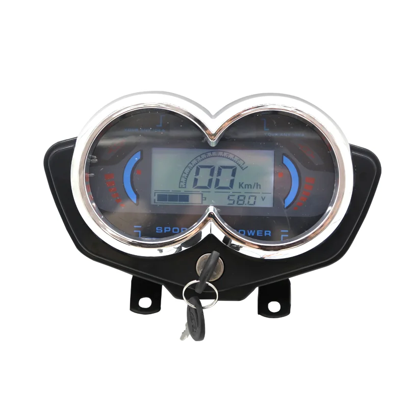 Hot selling electric bicycle tricycle digital  load king instrument Intelligent electric vehicle Tachometer