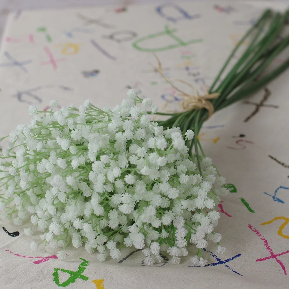 Best selling wedding decoration Gypsophila flower bouquets artificial baby breath flower
