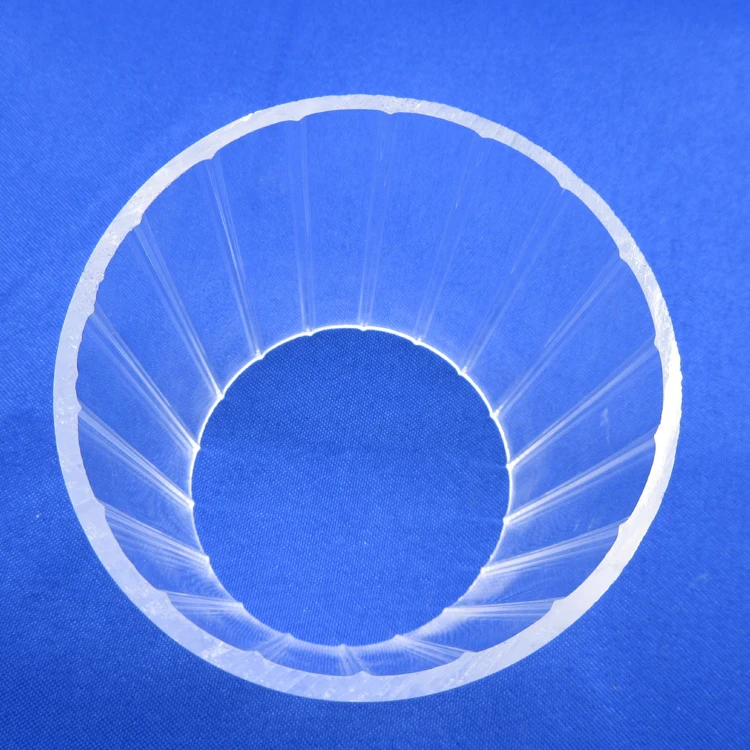 clear plastic cylinder oval tube