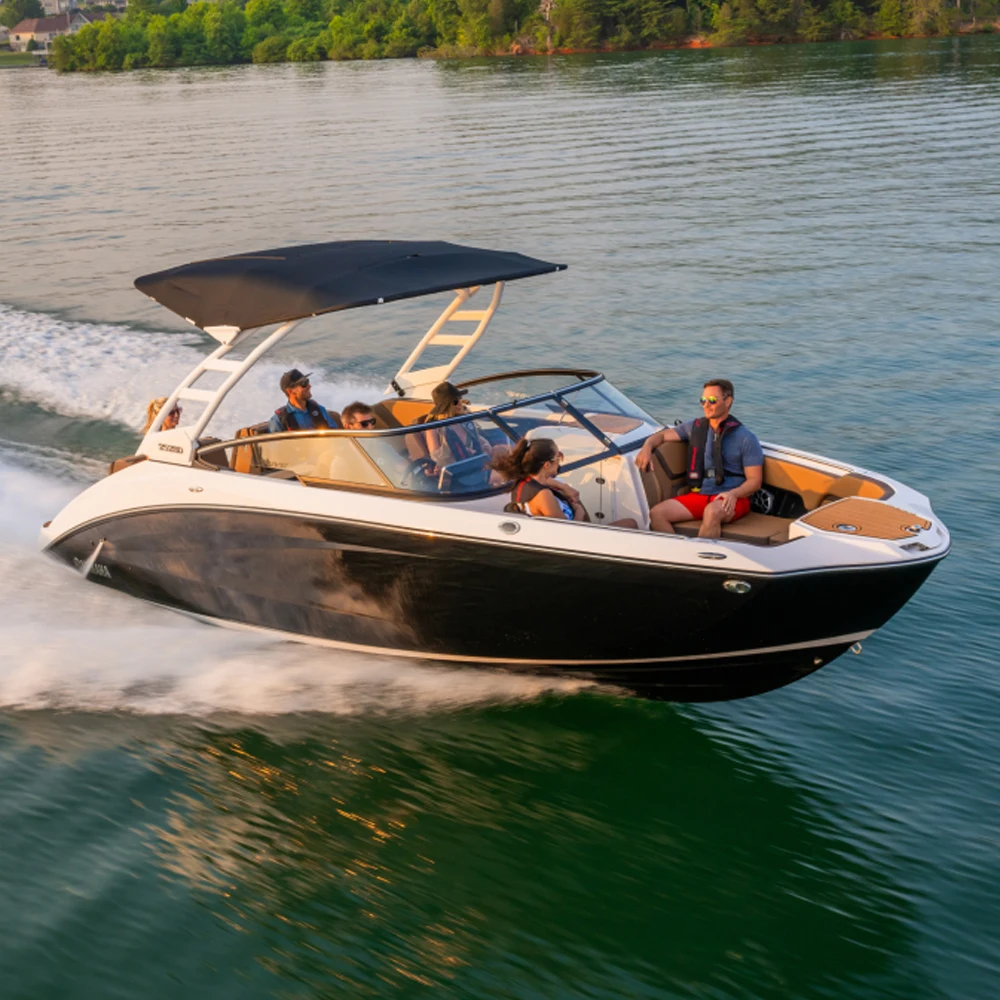 2024 Kinocean Power Jet Boat RC Waterfall Yacht with Center Console Design Speedboat Luxury Water Sports for Sale Aluminum CE