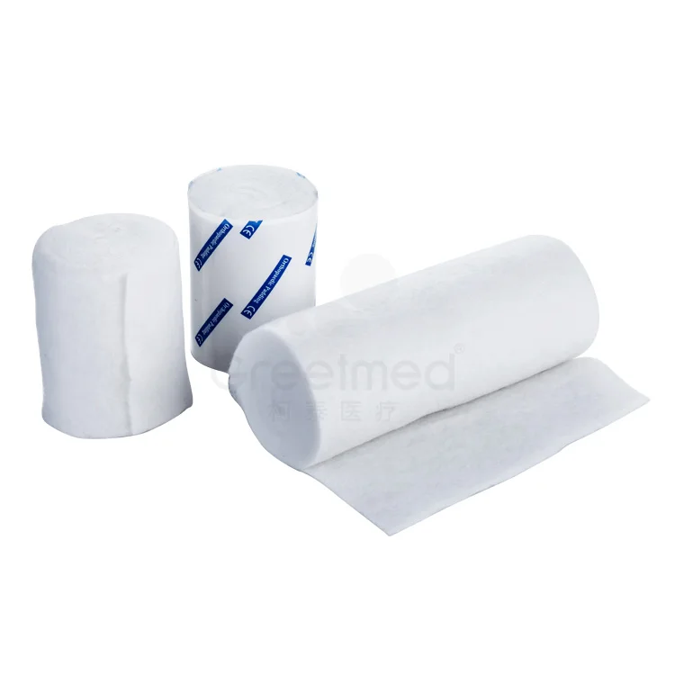 1kg Layer Rolls White Fabric Orthopedic Surgical Disposable Medical Absorbent 500g Cotton Wool Roll